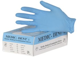 Examination Blue Nitrile Gloves (100/box) - Small  Examination Blue Nitrile Gloves (100/box) - Small