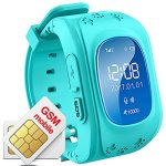Kid Safe GPS Watch Wristwatch SOS Call Location Finder - Blue  Kid Safe GPS Watch Wristwatch SOS Call Location Finder - Blue