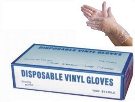 Salon Vinyl Gloves (Medium) 50 PCS/ Gloves  Salon Vinyl Gloves (Medium) 50 PCS/ Gloves